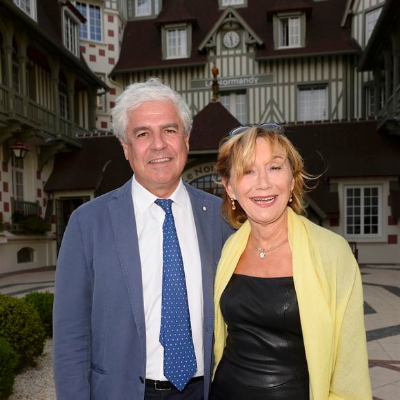 Marie-Anne Chazel et son compagnon Philippe Raffard - Inauguration de l'hôtel Barrière Le Normandy à Deauville, le 18 juin 2016. © Coadic Guirec/Bestimage