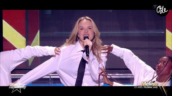 Mélina fait partie de la nouvelle promotion de la "Star Academy". Capture d'écran TF1