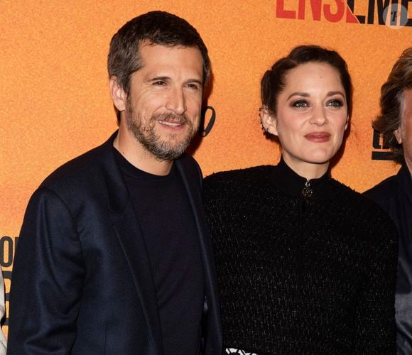 Guillaume Canet et sa compagne Marion Cotillard - Avant-première du film "Nous finirons ensemble" au Gaumont Opéra à Paris le 29 avril 2019. © Pierre Perusseau/Bestimage