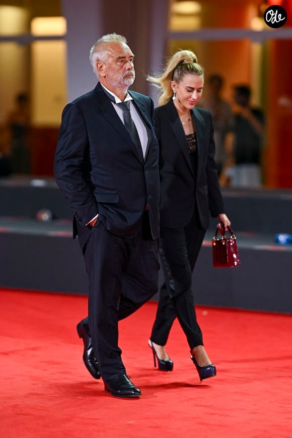 Luc Besson et Sarah Saldmann à la première de 'Father Joe' lors du 83ème Festival International du Film de Venise (Mostra), à Venise, Italie, le 6 septembre 2026. © Pierre Perusseau/Bestimage