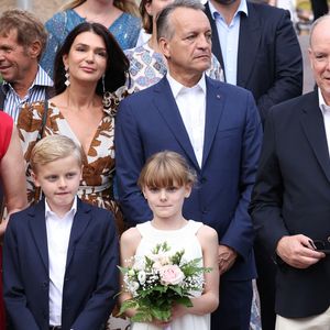 No Tabloïds - Traditionnel Pique Nique des Monégasques "U Cavagnetu" dans le Parc princesse Antoinette, en présence du prince Albert II de Monaco et de la princesse Charlene accompagnés par leurs enfants le prince Jacques de Monaco, marquis des Baux, et La princesse Gabriella de Monaco, comtesse de Carladès, à Monaco, le 7 septembre 2024. © Jean-Charles Vinaj/Pool Monaco/Bestimage