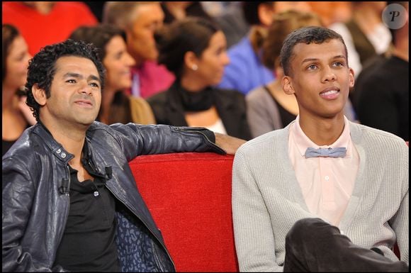 Jamel Debbouze et Stromae à "Vivement dimanche" en janvier 2011.
