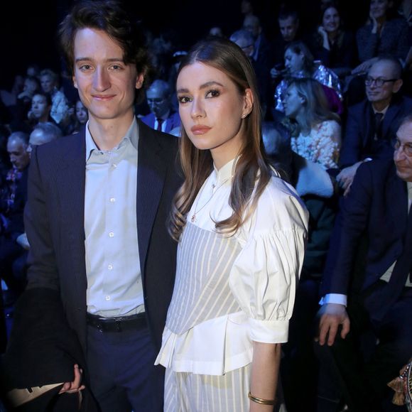 Jean Arnault et sa compagne Zita d'Hauteville - Front Row du défilé Christian Dior prêt-à-porter automne-hiver 2023/2024 lors de la Fashion Week de Paris (PFW), à Paris, France, le 28 février 2023. © Bertrand Rindoff/Bestimage