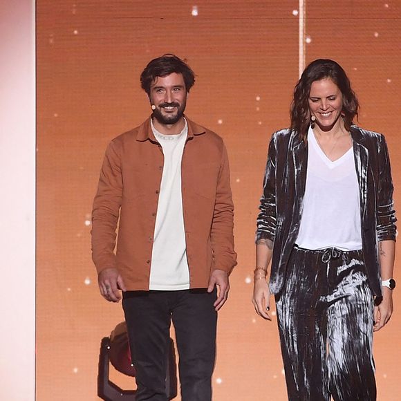 Jérémy Frérot, Laure Manaudou, Nikos Aliagas - Enregistrement de l'émission "La Chanson secrète 11" à Paris, diffusée le 24 juin sur TF1. Le 18 janvier 2022

© Cyril Moreau / Bestimage