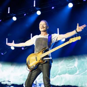 18 octobre 2024, Austin, Texas, États-Unis : STING se produit sur la Germania Super Stage lors du Grand Prix de Formule 1 des États-Unis à Austin, Texas. (Crédit image : © Hoss McBain/ZUMA Press Wire)
