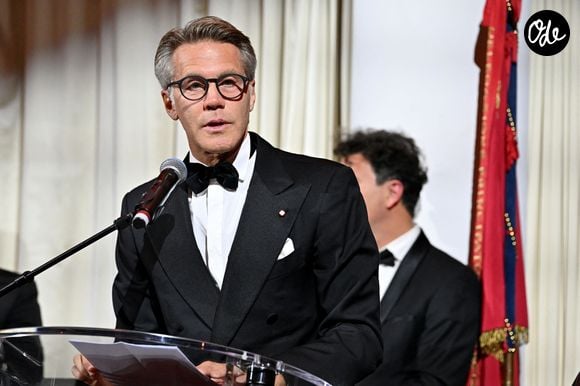 Le prince Emmanuel-Philibert de Savoie (grand maître de l'Ordre des Saints-Maurice-et-Lazare) lors du dîner de gala de l'association de l'Ordre des Saints-Maurice-et-Lazare au Yacht Club de Monaco le 26 novembre 2025.

© Bruno Bebert / Bestimage