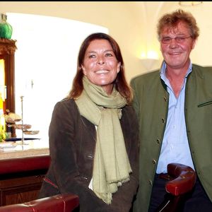 Exposition privée des bijoux de Design Studio Koeckerit à Salzbourg avec le prince Ernst-August de Hanovre et la princesse Caroline de Hanovre. 16/08/2008