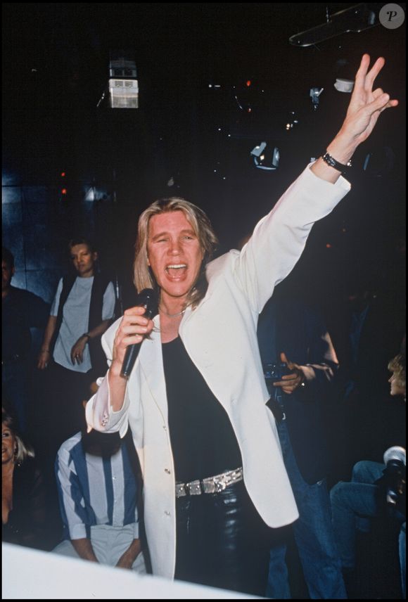 Archive - Patrick Juvet en concert à Paris, en 1994.

Photo : Philippe Baldini / Bestimage