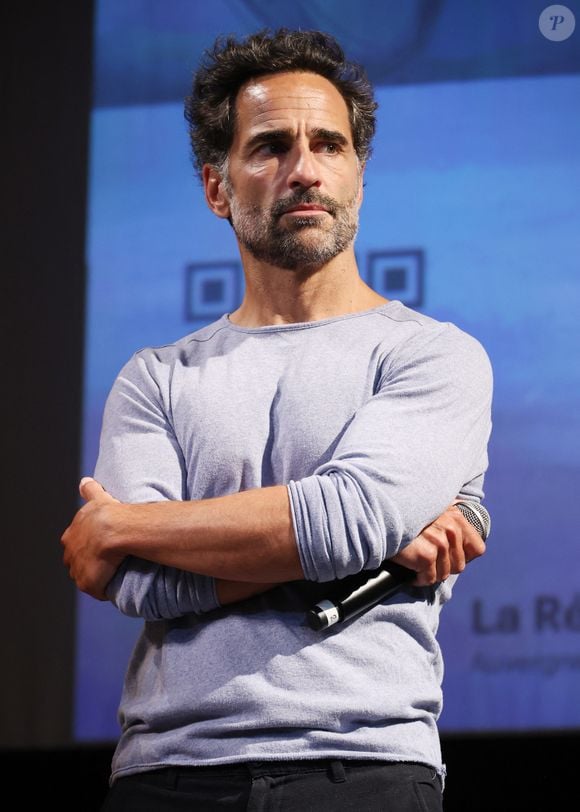 Exclusif - Florent Peyre à la journée de pré ouverture du Festival du cinéma Français & gastronomie d'Aix-les-Bains, le 2 juin 2025

Photo : Denis Guignebourg / Bestimage