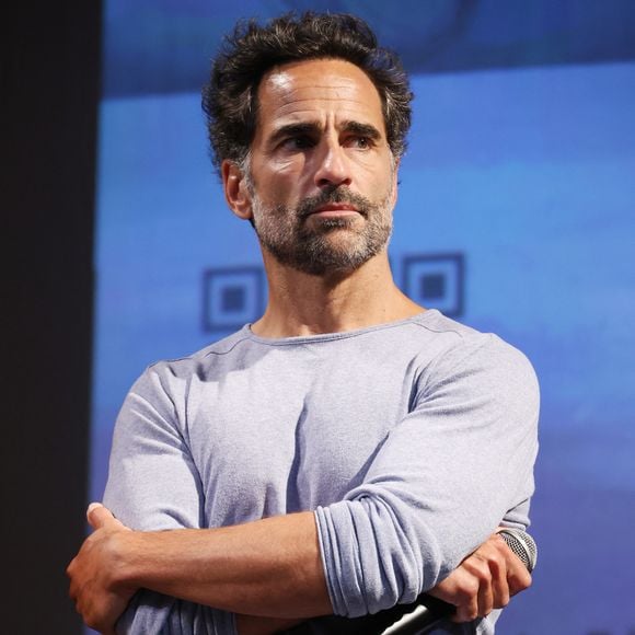 Exclusif - Florent Peyre à la journée de pré ouverture du Festival du cinéma Français & gastronomie d'Aix-les-Bains, le 2 juin 2025

Photo : Denis Guignebourg / Bestimage