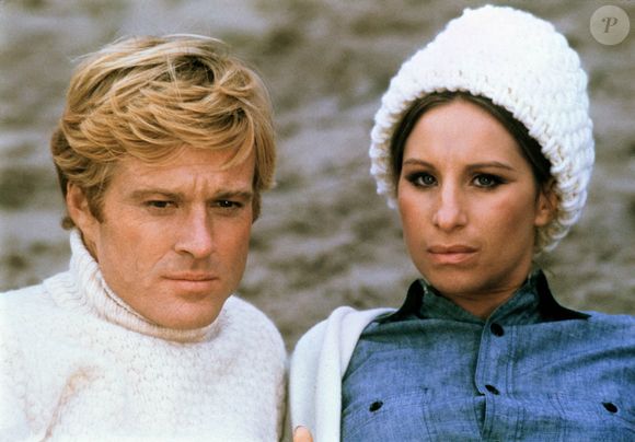 Archives - Barbra Streisand, Robert Redford sur le tournage du film "Nos plus belles années" 1973