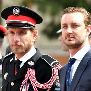 Andréa et Pierre Casiraghi sont à la tête d'une célèbre entreprise monégasque...
Andréa et Pierre Casiraghi durant la cérémonie de remise des Képis Blancs de la 2eme Compagnie de Légionnaires Volontaires du 4eme Régiment Etranger sur la place du Palais de Monaco. © Bruno Bebert/Bestimage