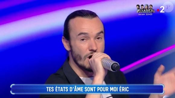 Benoît dans "N'oubliez pas les paroles", le 6 janvier 2024, sur France 2