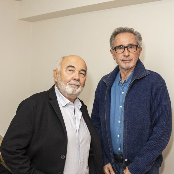 Exclusif - Gérard Jugnot et Thierry Lhermitte - Backstage de l'enregistrement de l'émission "On est presque en direct" (OEED), présentée par L.Ruquier, et diffusée sur France 2 le 28 novembre 2020
© Jack Tribeca / Bestimage