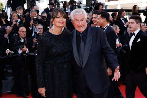 Valérie Perrin et son mari Claude Lelouch - Montée des marches du film " La vénus électrique " pour la cérémonie d'ouverture du 79ème Festival International du Film de Cannes, le 12 mai 2026. © Jacovides-Moreau /Bestimage