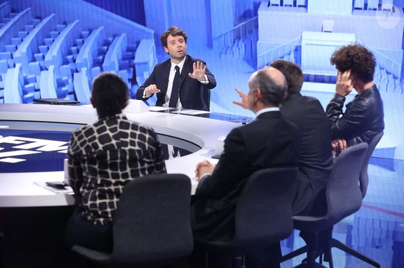 Benjamin Duhamel durant un débat sur BFMTV à Paris le 30 juin 2024. Photo by Jerome Domine/ABACAPRESS.COM