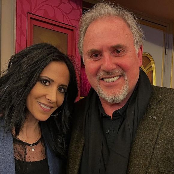 Philippe Risoli avec Fabienne Carat. Photo postée sur Instagram