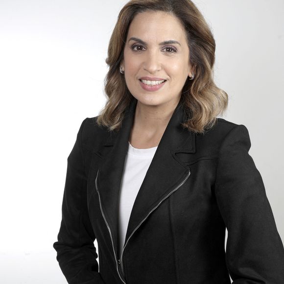 Exclusif - Portraits de Sonia Mabrouk lors de l'enregistrement de l'émission "Chez Jordan de Luxe" à Paris le 16 octobre 2024.