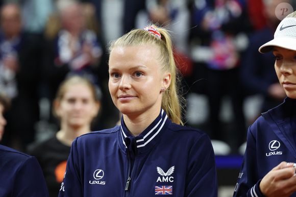 Harriet Dart s’est adressée à l’arbitre pour se plaindre de l’hygiène de son adversaire

Harriet Dart - L'équipe de France féminine de tennis,  menée par C.Garcia, affronte la Grande Bretagne lors du tour qualificatif de la Billie Jean King Cup au Portel (Pas-de-Calais), le 12 avril 2024. © Laurent Sanson / Panoramic / Bestimage
