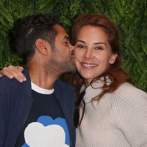 Jamel Debbouze et sa femme Mélissa Theuriau lors d'un vide grenier caritatif au profit de l'association "CéKeDuBonheur", association présidée par Hélène Sy, le 2 octobre 2016 à Paris.

© Cyril Moreau/Bestimage
