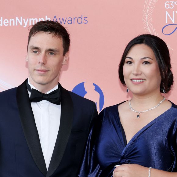 Louis Ducruet et sa femme Marie (enceinte) - La famille princière au photocall et cérémonie de clôture de la 63ème édition du Festival de Télévision de Monte-Carlo (63rd Golden Nymph) au Grimaldi Forum à Monaco le 18 juin 2024.

© Claudia Albuquerque / Bestimage