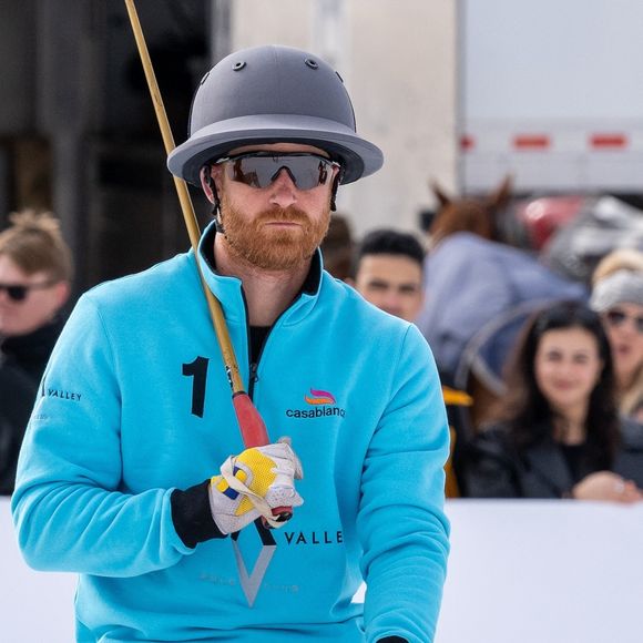 Aspen, CO Le prince Harry a participé au match de championnat du monde de polo sur neige à Aspen, dans le Colorado, janvier 2026. Photo : Backgrid USA / Bestimage