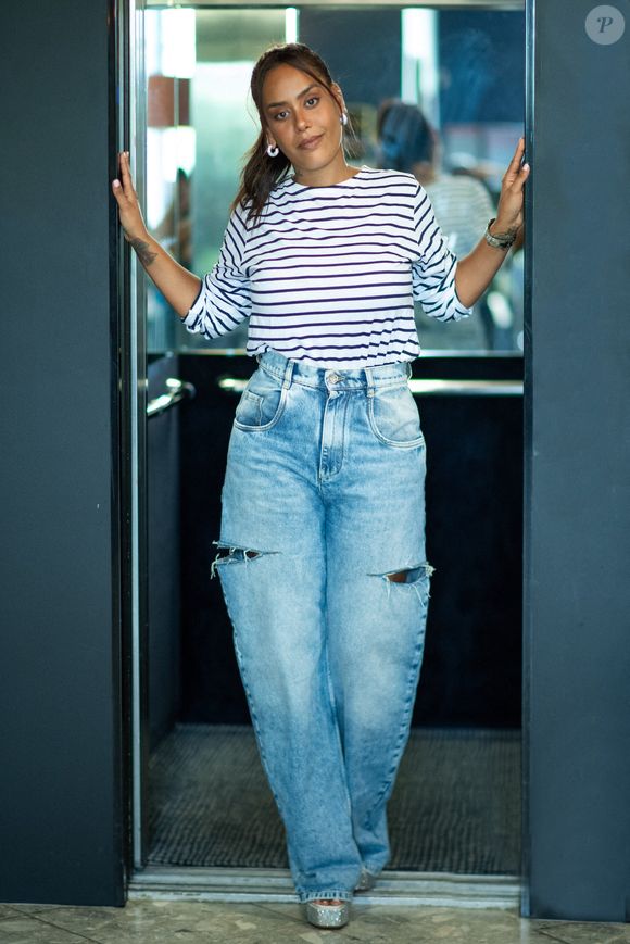 Amel Bent pose pour une seance photo lors du 3eme Festival Soeurs Jumelles a Rochefort, France le 29 Juin, 2023. Photo par Aurore Marechal/ABACAPRESS.COM