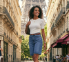 Le jort (jean + short) joue sur les proportions et s’adapte à des styles très variés.


Tendance mode 2026