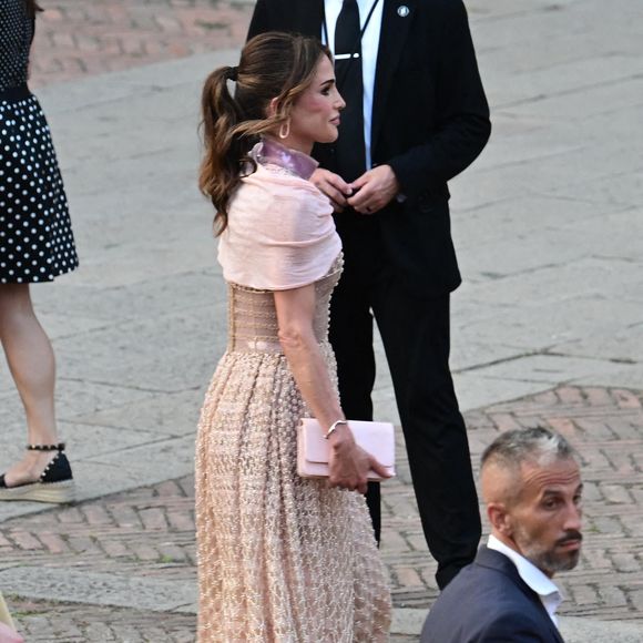 Rania Al-Abd Allah di Giordania arrivant au Campo della Madonna dell'Orto avant le mariage des Bezos, à Venise, Italie, le 26 juin 2025. Photo par SGP/SPUS/ABACAPRESS.COM