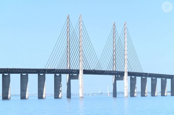 Célébrations du 25ème anniversaire du pont de l'Öresund à Malmö (Suède), le 1er juillet 2025.