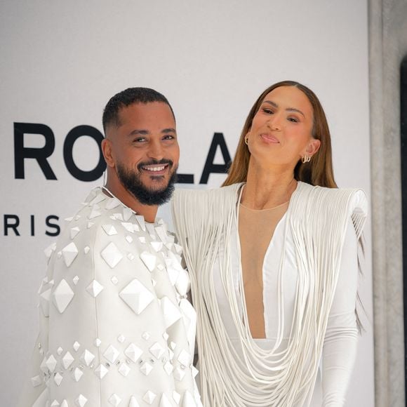 Une présence on ne peut plus importante pour Slimane, dont les derniers mois ont été chahutés par des accusations de comportements inacceptables

Vitaa et Slimane - Photocall au défilé "Stéphane Rolland", Collection Haute Couture Automne/Hiver 2025-2026" lors de la Fashion Week de Paris (PFW) le 8 juillet 2025. © Florian Lavielle/Bestimage