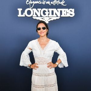 Exclusif - Joyce Jonathan dans l’espace VIP “le Pavillon Eiffel,” lors de la 12ème édition Longines Paris Eiffel Jumping au pied de la Tour Eiffel sur le Champ-de-Mars à Paris, France le 20 juin 2026
© Perusseau / Veeren / Bestimage