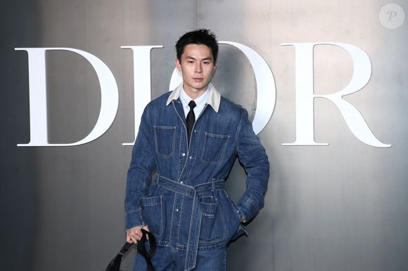 Dongsheng Li au photocall du défilé Dior Homme à l'École-Militaire lors de la semaine de la mode masculine automne/hiver 2025-2026 à Paris, France, le 24 janvier 2025. © Bertrand Rindoff/Bestimage