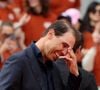 Ils ont assisté à un vibrant hommage rendu à Rafael Nada.
Rafael Nadal - Hommage à Rafael Nadal lors des internationaux de France de tennis à Roland Garros le 25 mai 2025.

© Dominique Jacovides / Cyril Moreau / Bestimage