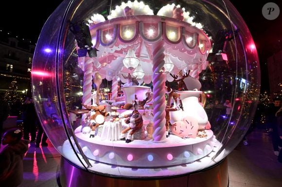 Illustration des illuminations de Noël en Principauté, sur la Place du Casino à Monaco, le 29 novembre 2025, lancés par la famille princière de Monaco. © Bruno Bebert/Bestimage