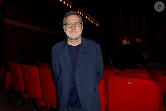 Exclusif Laurent Ruquier (auteur de la pièce) - Générale de la pièce "La Joconde parle enfin" écrite par L. Ruquier au théâtre de l'oeuvre à Paris, France, le 04 avril 2024. © Christophe Clovis / Bestimage