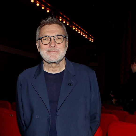 Exclusif Laurent Ruquier (auteur de la pièce) - Générale de la pièce "La Joconde parle enfin" écrite par L. Ruquier au théâtre de l'oeuvre à Paris, France, le 04 avril 2024. © Christophe Clovis / Bestimage