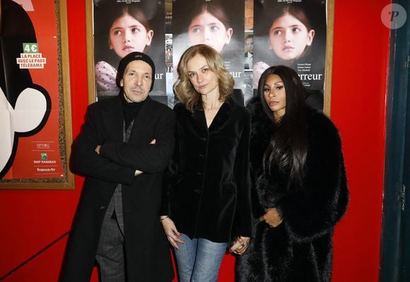 Exclusif - Michel Ressiga, Pascale Louange, Mia Frye lors de la projection du premier court-métrage de Pascale Louange "L'erreur" au cinéma Le Christine à Paris le 21 janvier 2025. "L'Erreur", lorsque l'enfant est victime de l'aliénation maternelle. Un film bouleversant.

© Marc Ausset-Lacroix / Bestimage