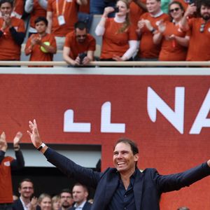 Rafael Nadal - Hommage à Rafael Nadal lors des internationaux de France de tennis à Rolnd Garros le 25 mai 2025.

© Dominique Jacovides / Cyril Moreau / Bestimage