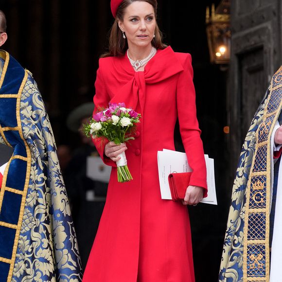 Catherine (Kate) Middleton, princesse de Galles - La famille royale d'Angleterre célèbre le 76ème Commonwealth Day à l'abbaye de Westminster à Londres le 10 mars 2025. ©Julien Burton/ Bestimage