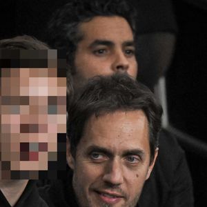 Kad Merad, Grand Corps Malade et Michel Denisot assistent au match de Ligue des Champions PSG vs. Bayern Munich, Paris, France le 4 novembre 2025. Photo by Florian Poitout/ABACAPRESS.COM