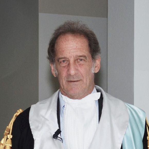 L'acteur français Vincent Lindon reçoit le prix du Master honorifique Arts de la narration à Milan, Italie, le 10 février 2025. © Nick Zonna/IPA via ZUMA Press/Bestimage