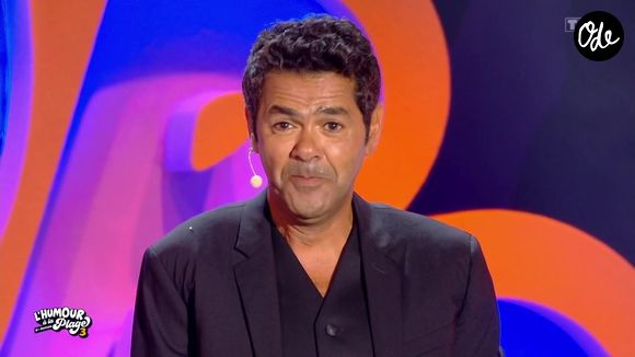 Jamel Debbouze lors de la troisième édition du Festival "L'humour à la plage" diffusée sur TF1 jeudi 27 août 2026

Capture d'écran TF1 "L'humour à la plage"