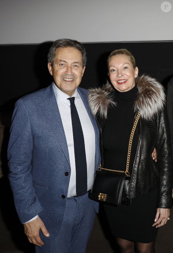 Georges Fenech et sa future femme Amélie à la Fête amicale pour les 90 ans de Marek Halter au Publicis Champs-Elysees à Paris le 27 janvier 2026. © Marc Ausset-Lacroix/Bestimage