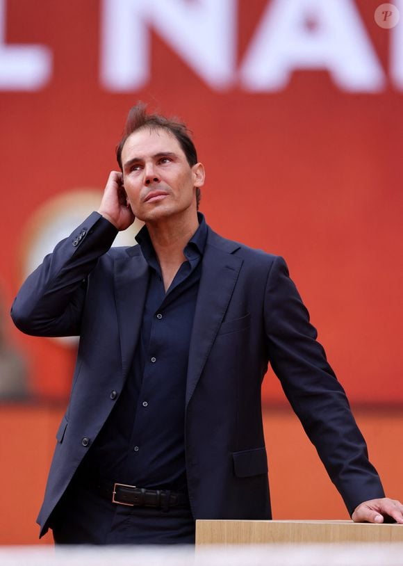 Rafael Nadal - Hommage à Rafael Nadal lors des internationaux de France de tennis à Rolnd Garros le 25 mai 2025.

© Dominique Jacovides / Cyril Moreau / Bestimage