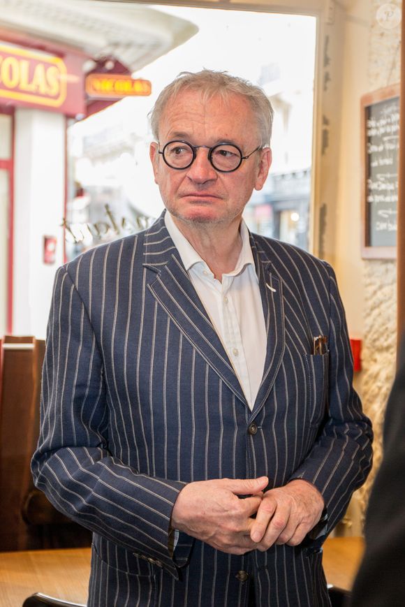 Le journaliste gastronomique Jean-Luc Petitrenaud est décédé à l'âge de 74 ans - Exclusif - Jean-Luc Petitrenaud  - Mois des produits Tripiers à Paris dans le restaurant de Christian Constant à Paris le 3 novembre 2015.