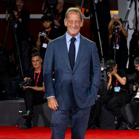 Vincent Lindon lors du tapis rouge du film Un bon petit soldat, dans le cadre de la 83e édition de la Mostra de Venise, le 9 septembre 2026, au Palais du cinéma, sur le Lido de Venise, en Italie. © SGPItalia