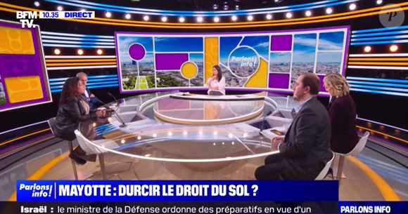 Julie Hammett de retour sur BFMTV après son congé maternité.