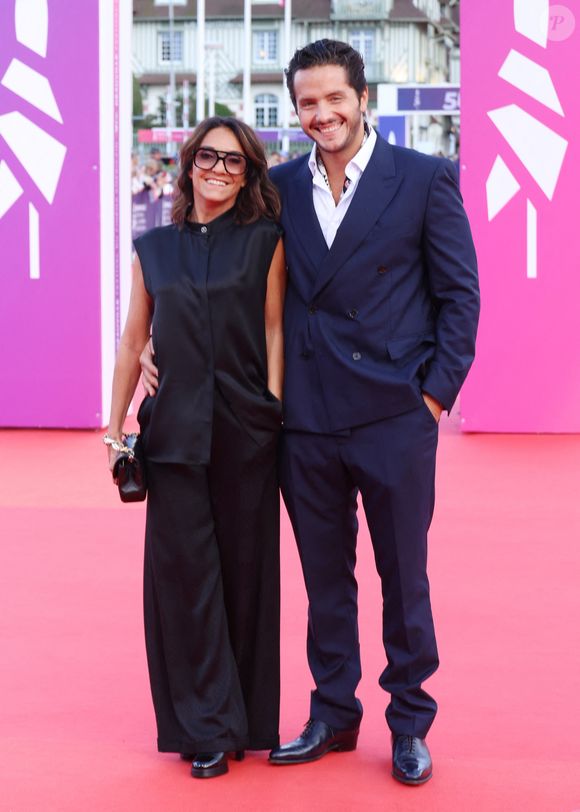Florence Foresti et son compagnon Alexandre Kominek à la première du film "Nouvelle Vague" lors du 51éme Festival du Cinéma Américain de Deauville le 12 septembre 2025.

© Denis Guignebourg / Bestimage