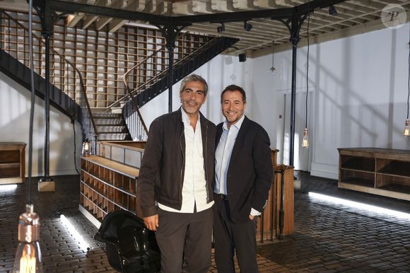 Exclusif - Ary Abittan pendant l’enregistrement d’Animaux Stars, présenté par B.Montiel et diffusé le 4 octobre 2025 sur Animaux TV, à Paris, France le 3 juillet 2025. © Jack Tribeca/Bestimage